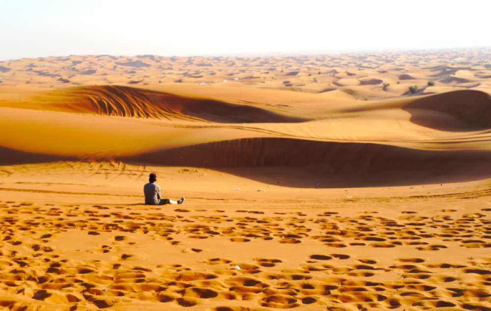 désert Dubaï en famille